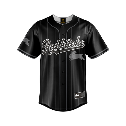 South Sydney Rabbitohs Adult Blackout Baseball Shirt - View 1