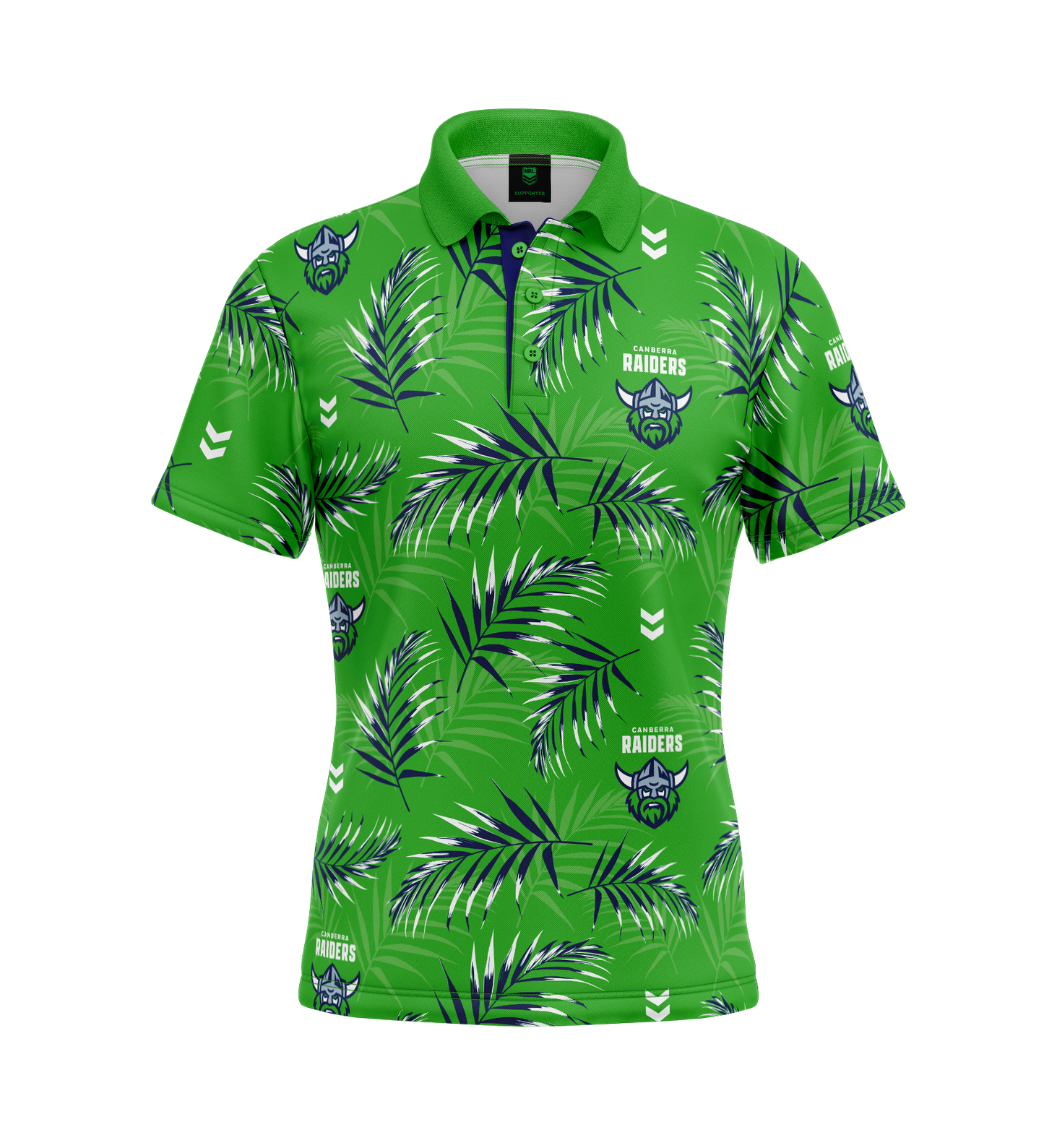 Canberra Raiders Adult Palm Beach Golf Polo Shirt