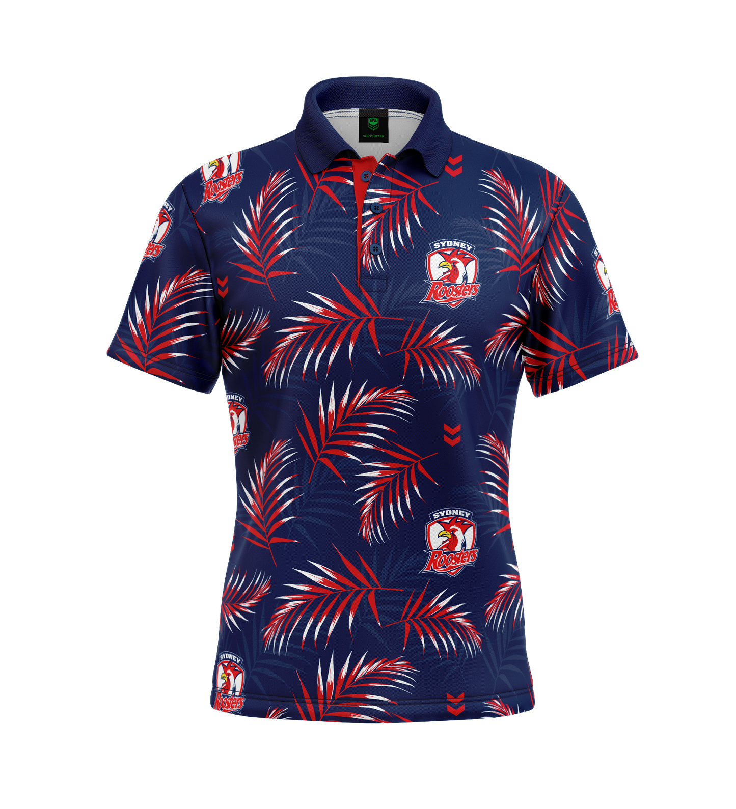 Sydney Roosters Adult Palm Beach Golf Polo Shirt
