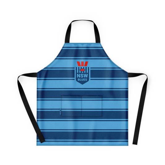 NSW Blues Snagged Bbq Apron - View 1