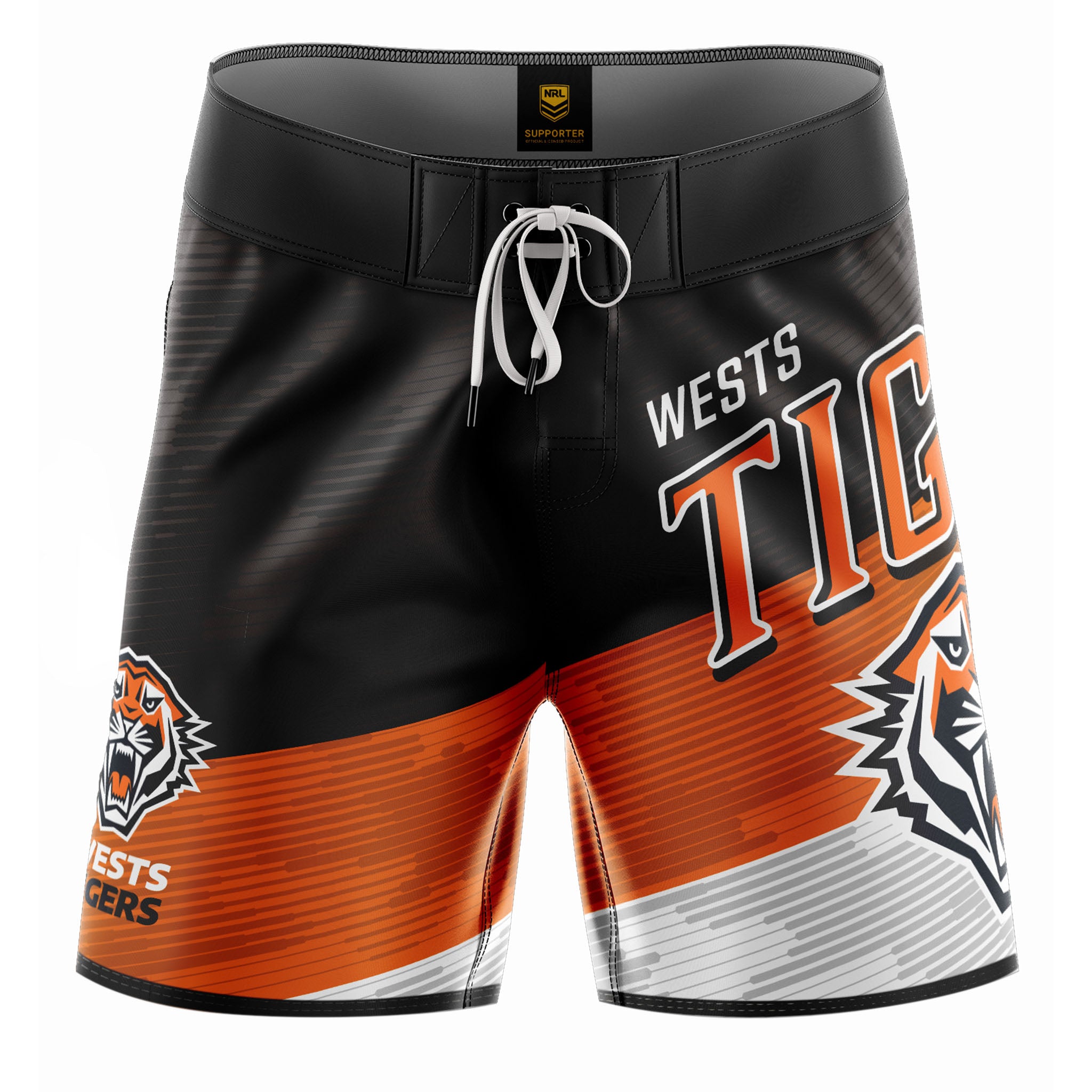 Wests Tigers Mens Barrel Board Shorts β NRL Shop
