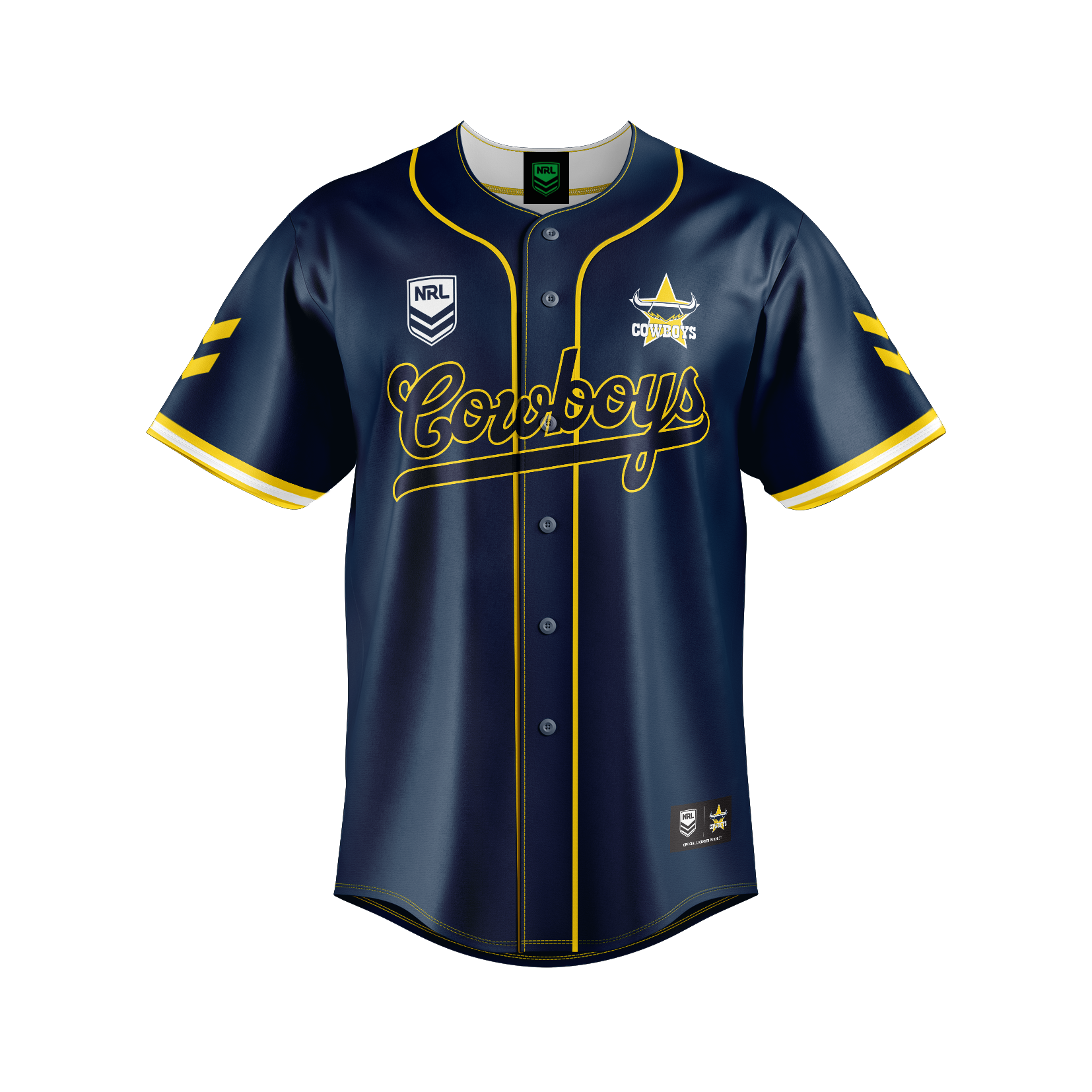 North Queensland Cowboys Homer Baseball Shirt - View 1