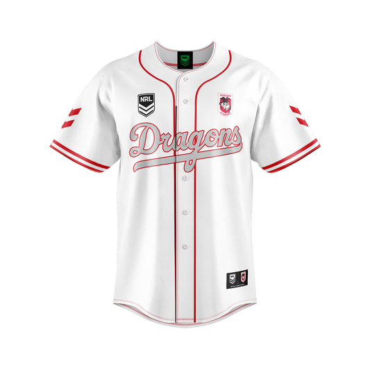 St George Illawarra Dragons Homer Baseball Shirt - View 1