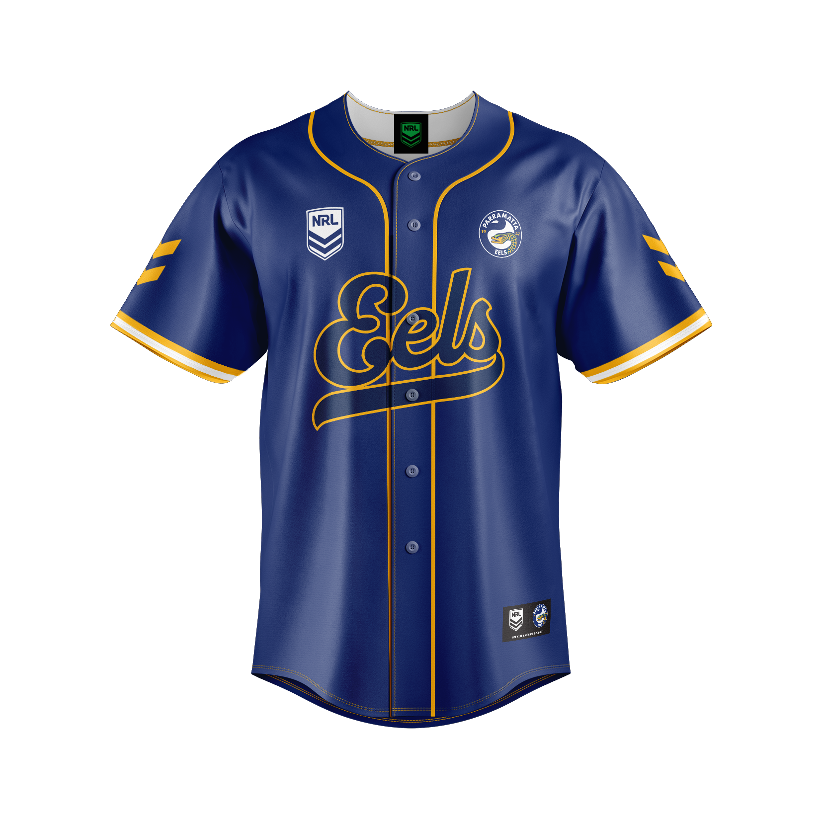 Parramatta Eels Homer Baseball Shirt - View 1