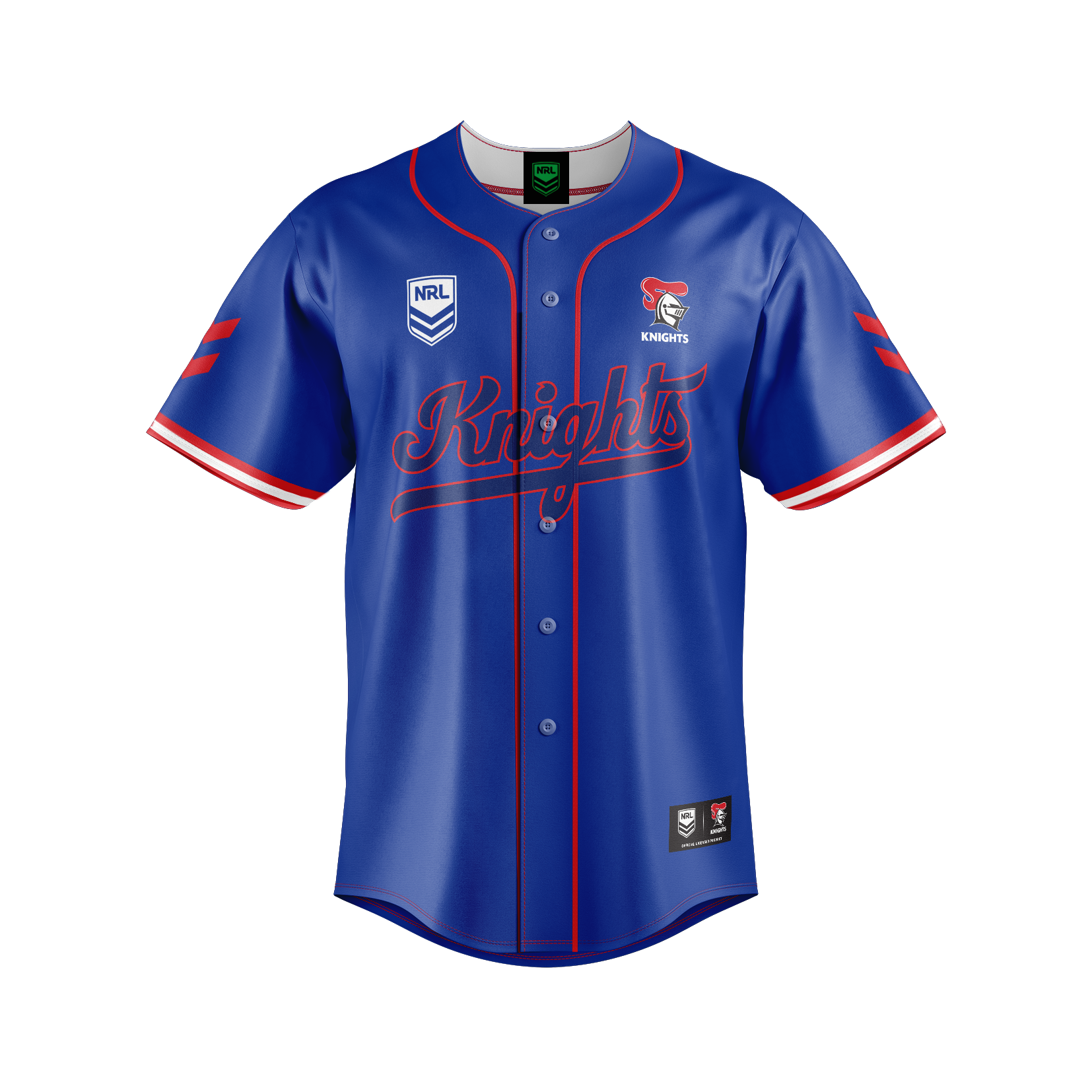 Newcastle Knights Homer Baseball Shirt - View 1