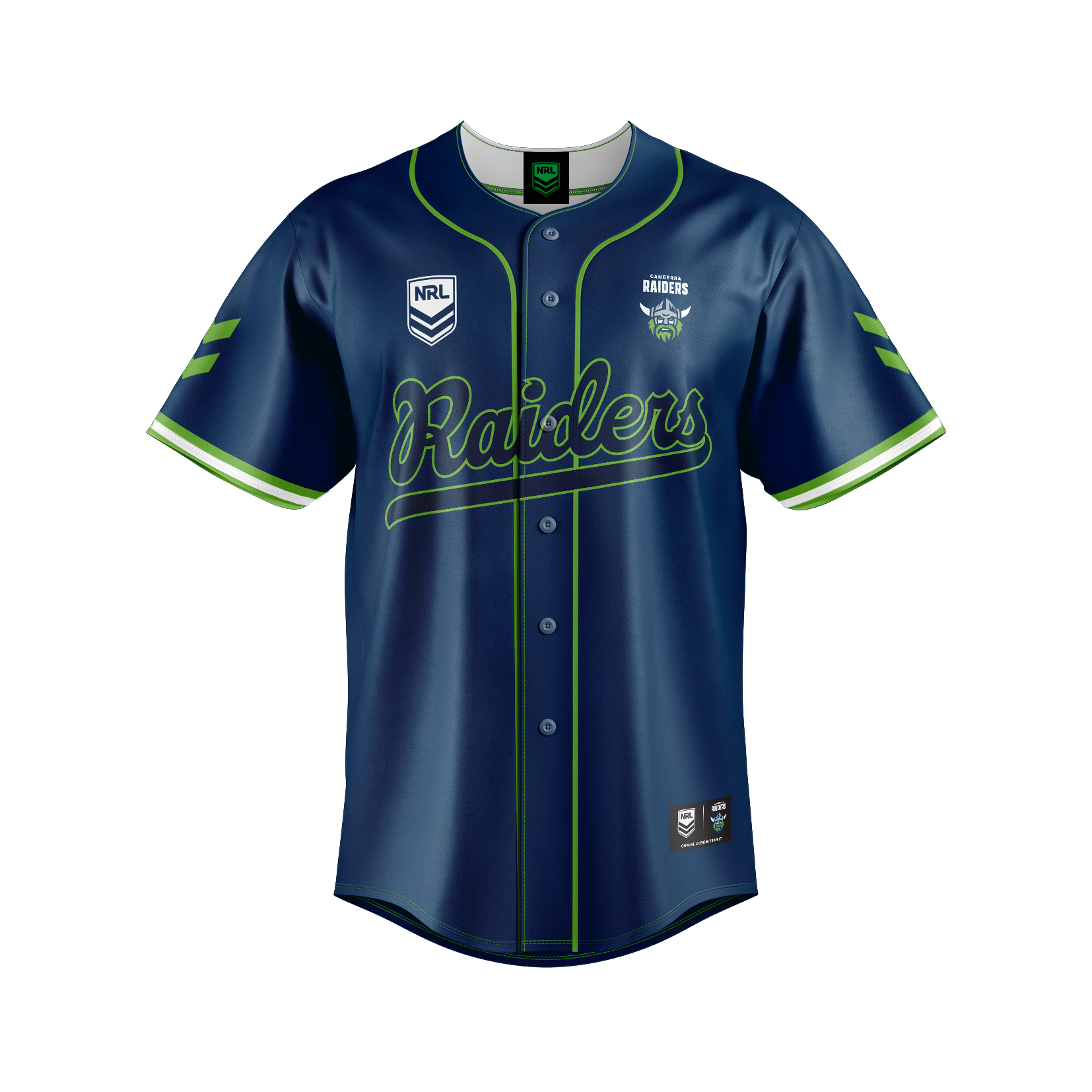 Canberra Raiders Homer Baseball Shirt - View 1