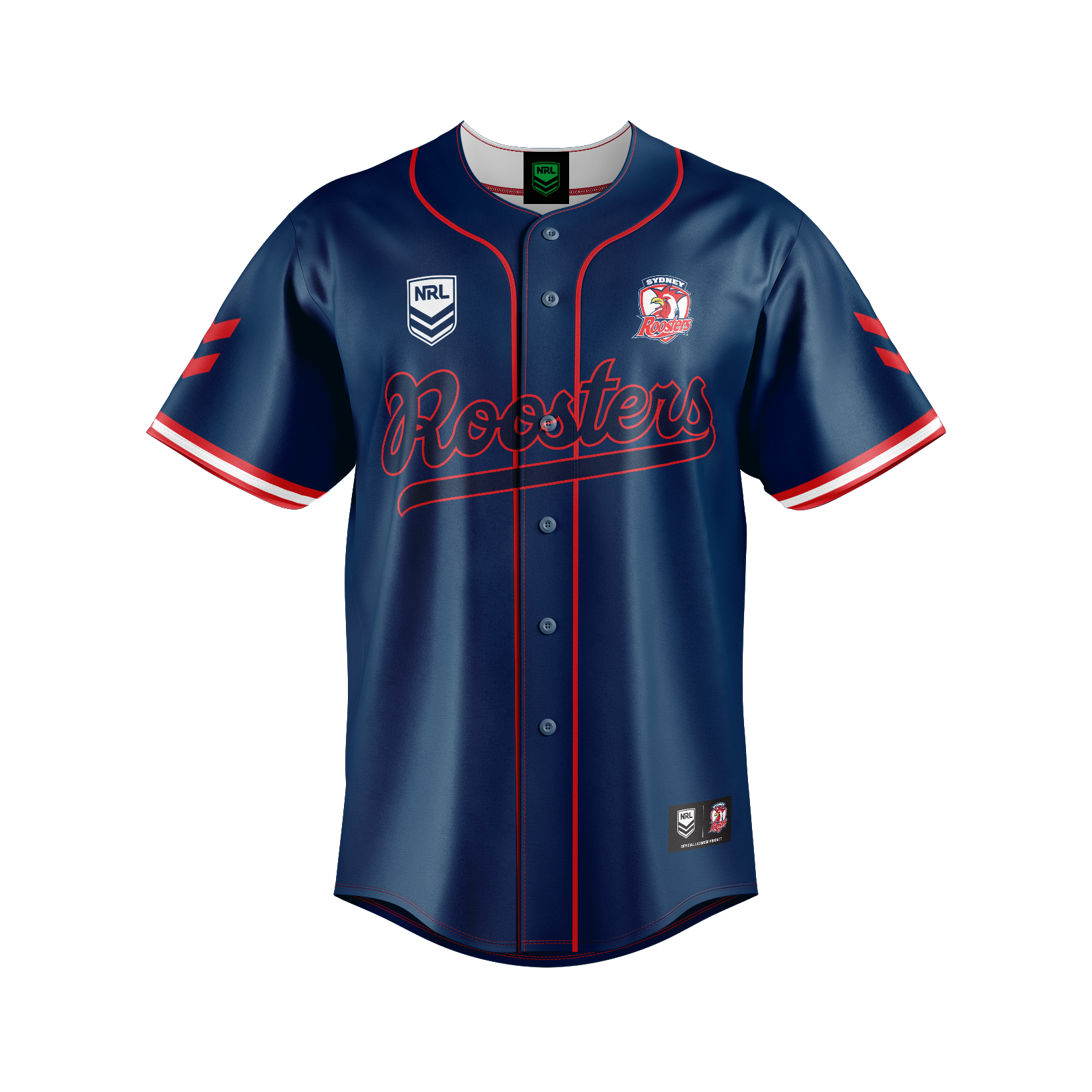 Sydney Roosters Homer Baseball Shirt - View 1