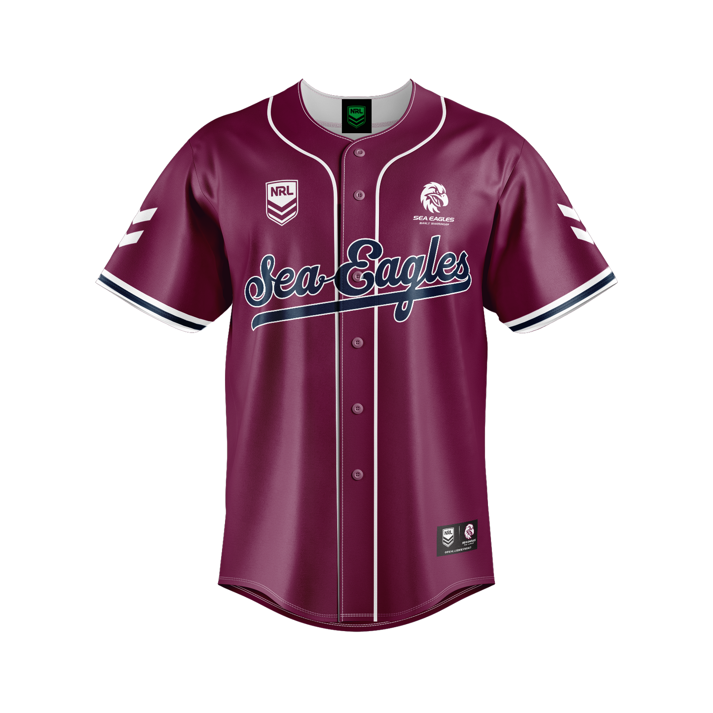 Manly Warringah Sea Eagles Homer Baseball Shirt