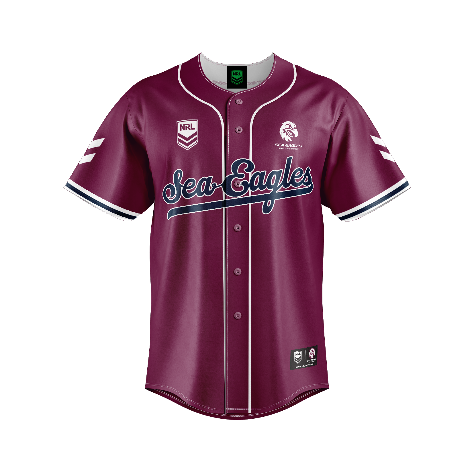 Manly Warringah Sea Eagles Homer Baseball Shirt - View 1