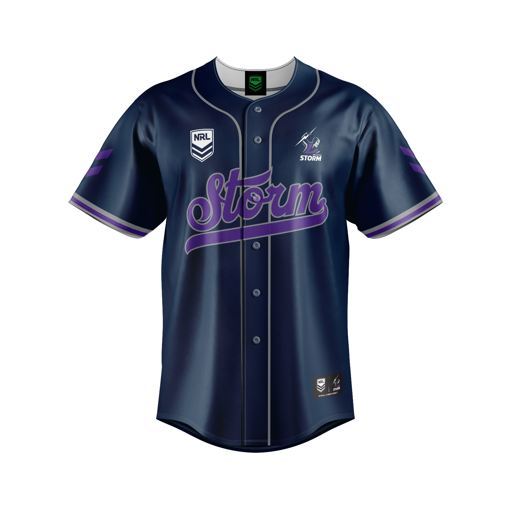 Melbourne Storm Homer Baseball Shirt - View 1