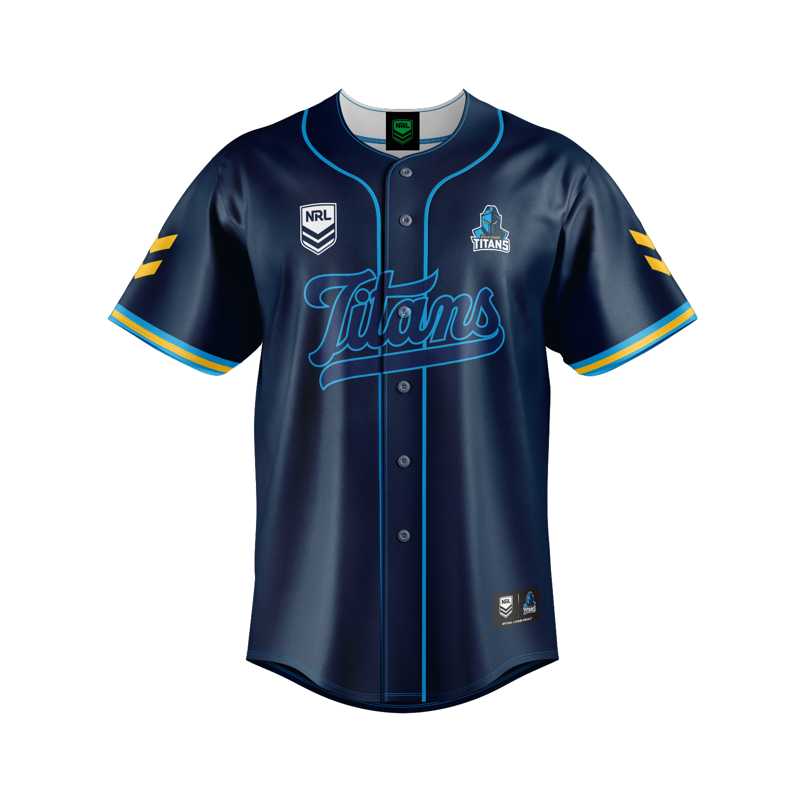 Gold Coast Titans Homer Baseball Shirt - View 1