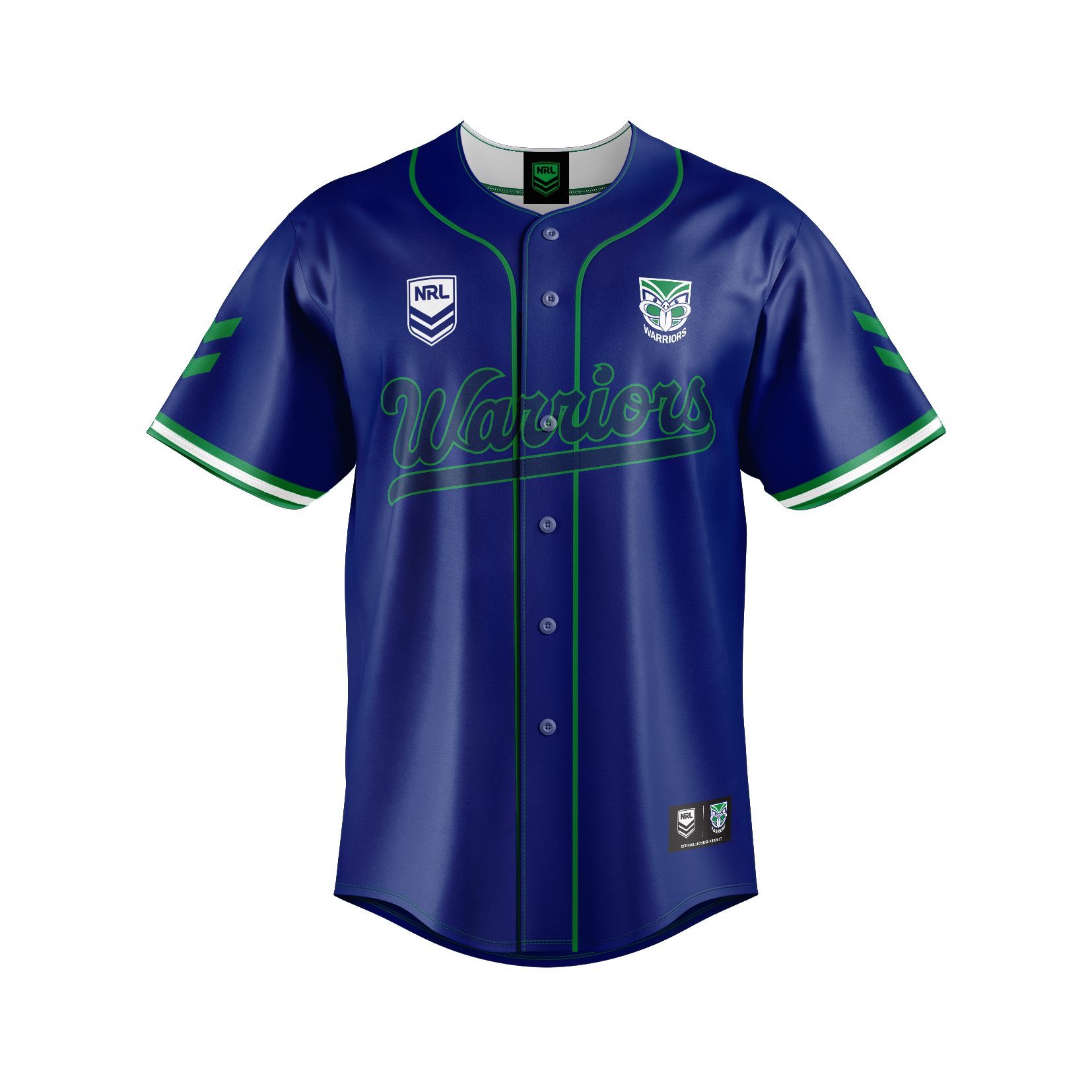 New Zealand Warriors Homer Baseball Shirt - View 1