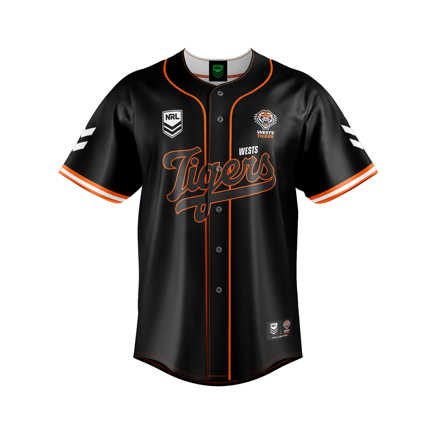 Wests Tigers Homer Baseball Shirt