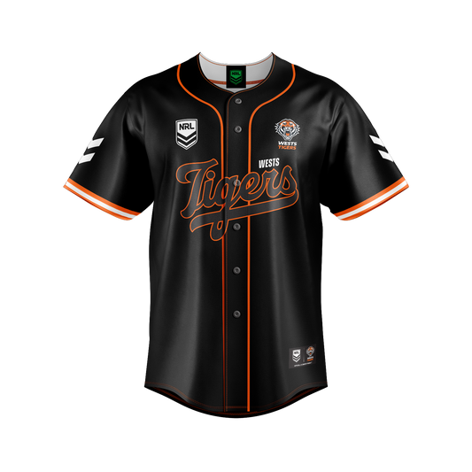 Wests Tigers Homer Baseball Shirt - View 1