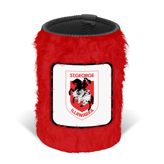 St. George Illawarra Dragons Fluffy Can Cooler