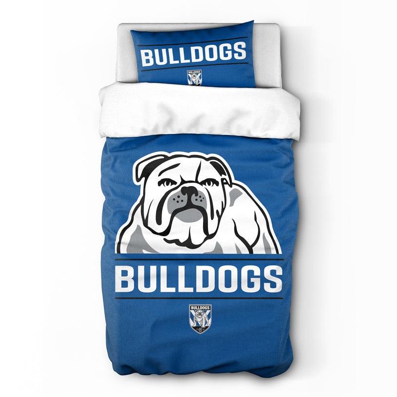 Canterbury-Bankstown Bulldogs Quilt Cover Set Single