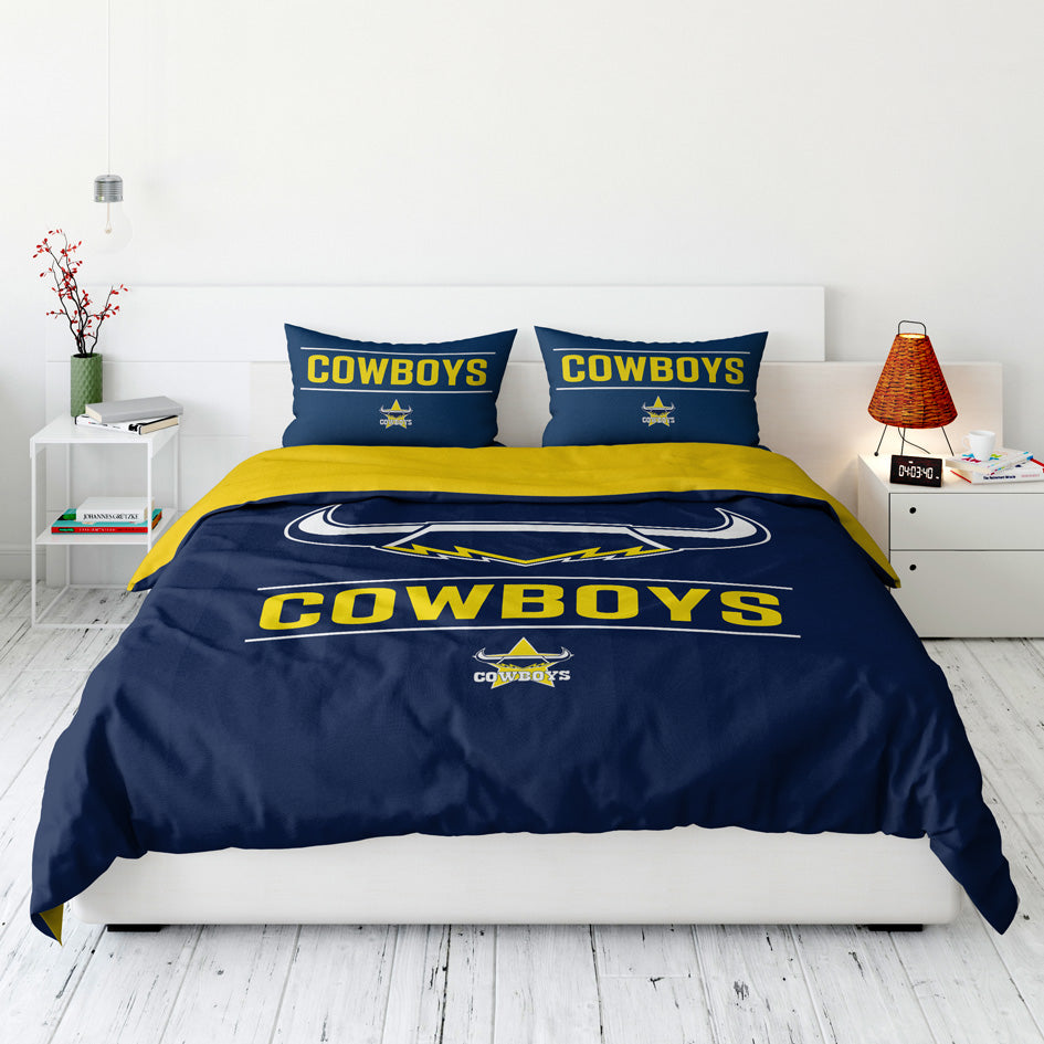 North Queensland Cowboys Quilt Cover Set Queen