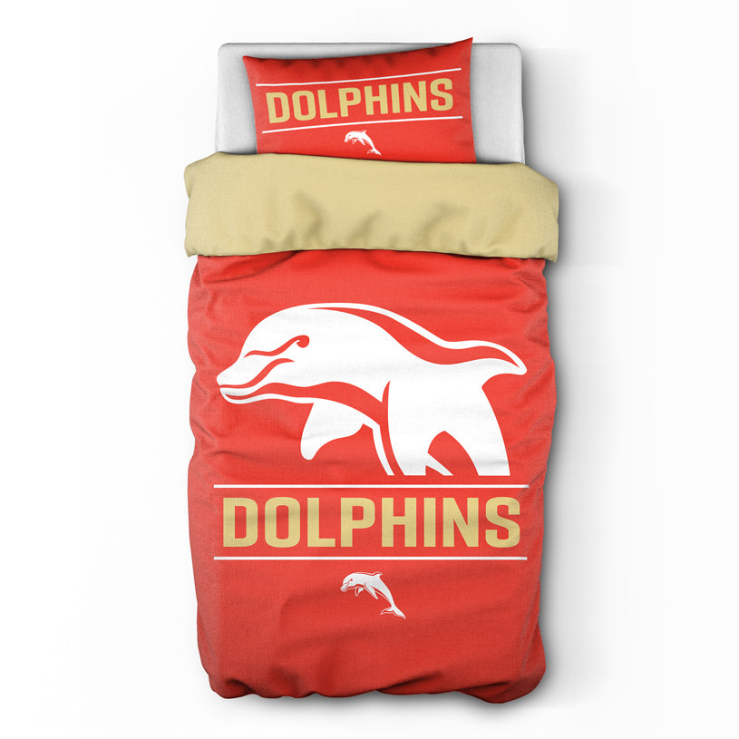 Dolphins Quilt Cover Set Single