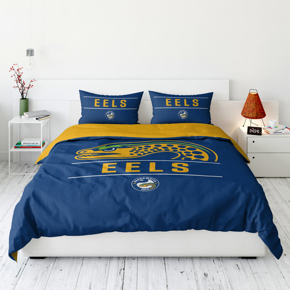 Parramatta Eels Quilt Cover Set Queen - View 1