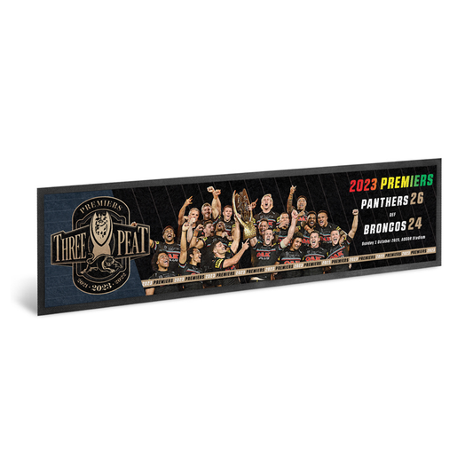 Penrith Panthers 2023 Premiers Team Photo Bar Runner