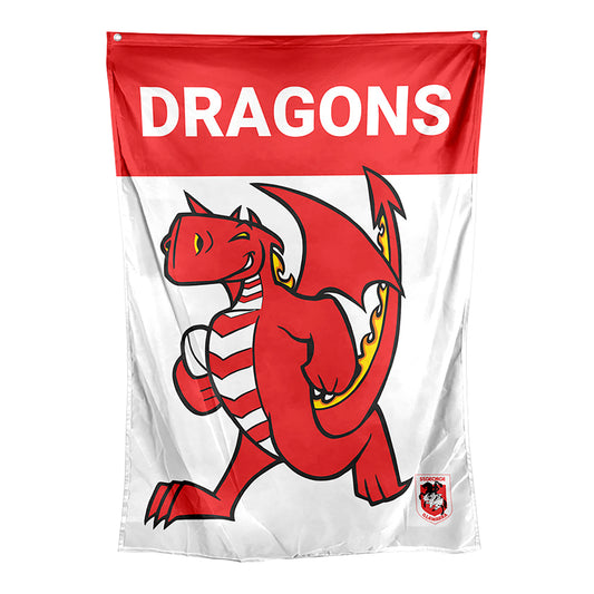 St. George Illawarra Dragons Mascot Wall Flag
