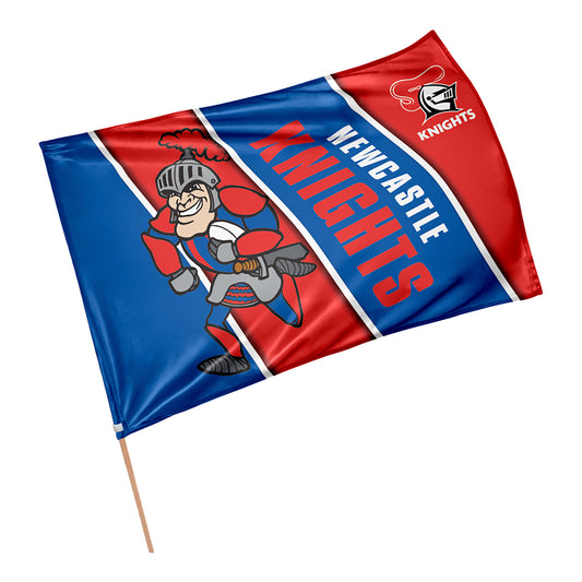 Newcastle Knights Retro Game Day Flag