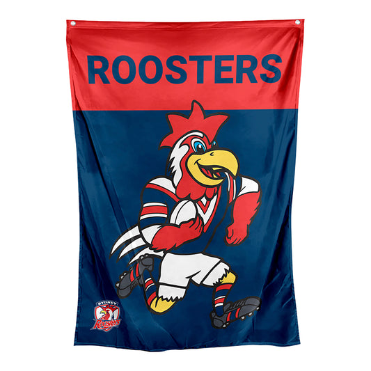 Sydney Roosters Mascot Wall Flag