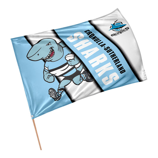 Cronulla-Sutherland Sharks Retro Game Day Flag