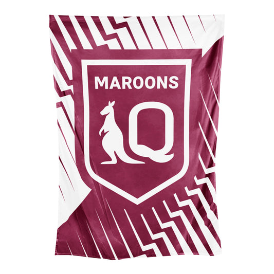 QLD Maroons Wall Flag - View 1