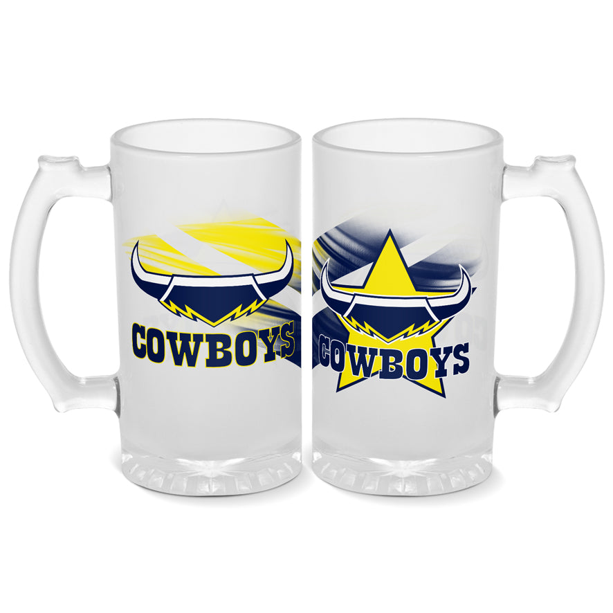 North Queensland Cowboys Stein Frosted 500ml