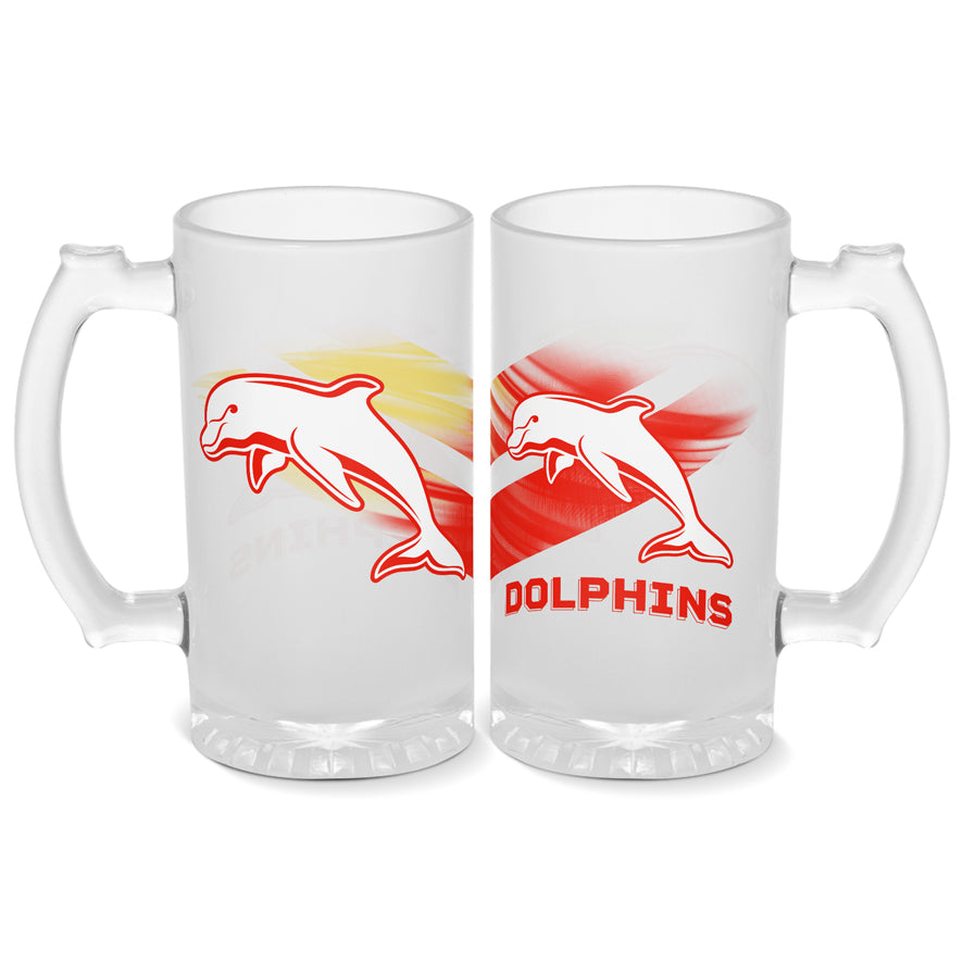 Dolphins Stein Frosted 500ml