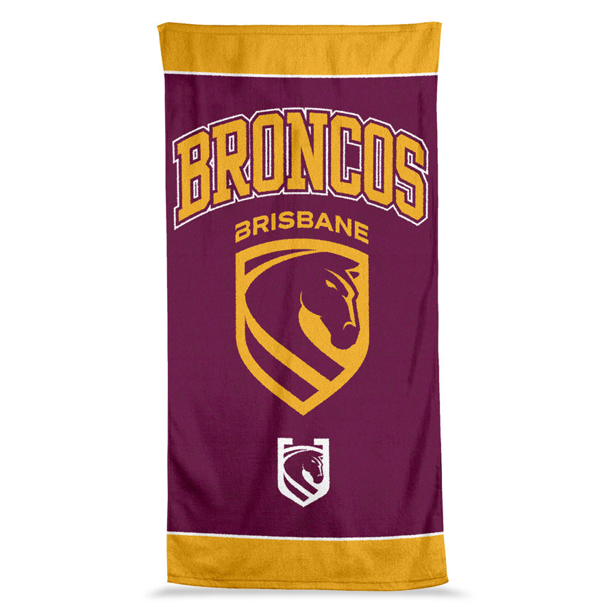 Brisbane Broncos Jumbo Beach Towel
