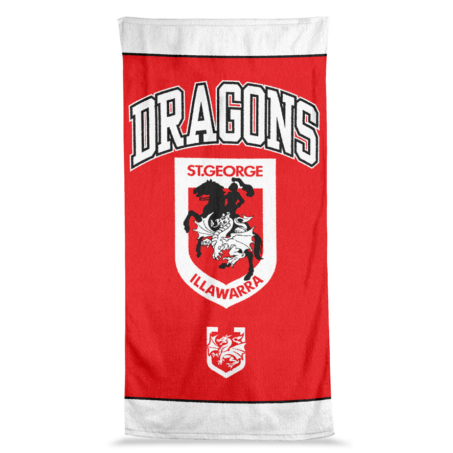 St George Illawarra Dragons Jumbo Beach Towel - View 1