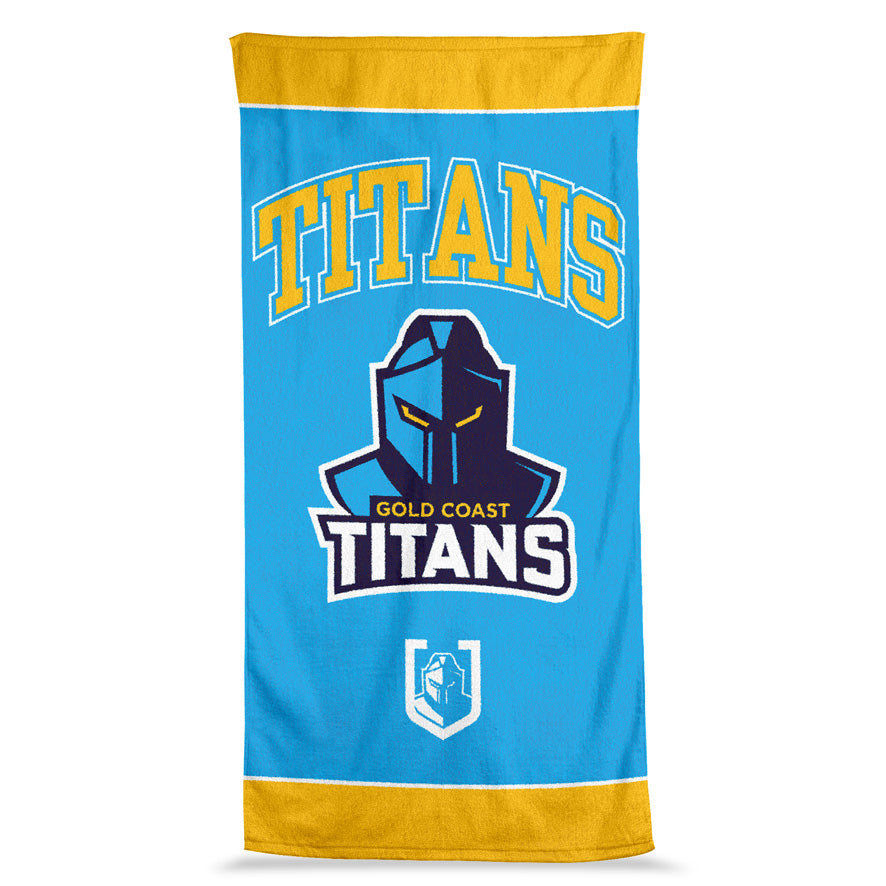 Gold Coast Titans Jumbo Beach Towel - View 1