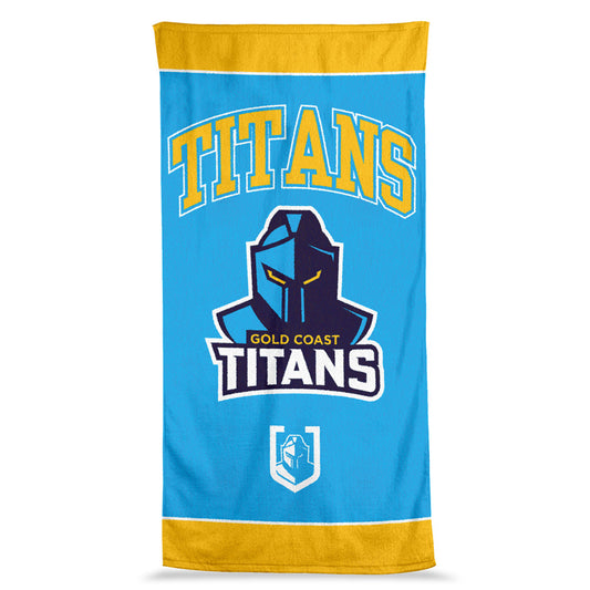 Gold Coast Titans Jumbo Beach Towel - View 1