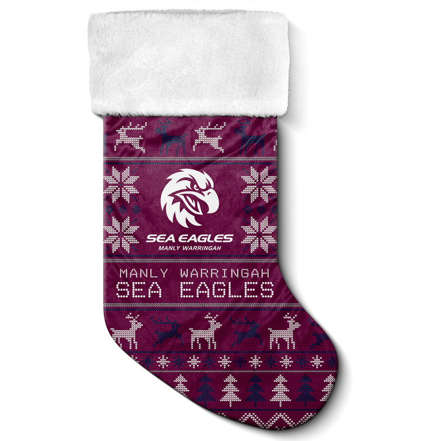Sea Eagles Xmas Stocking 47cm