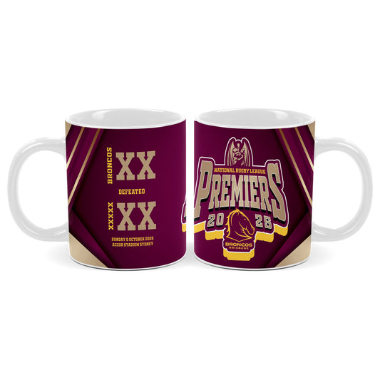 Brisbane Broncos Premiers 2025 Mug - View 1