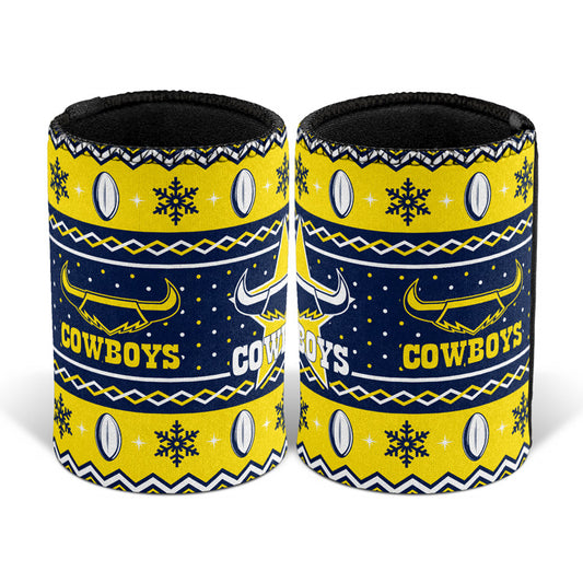 North Queensland Cowboys Xmas Can Cooler - View 1