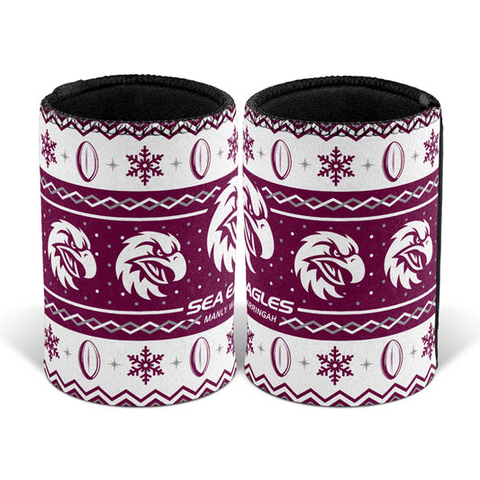 Manly-Warringah Sea Eagles Xmas Can Cooler - View 1