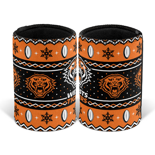 Wests Tigers Xmas Can Cooler - View 1