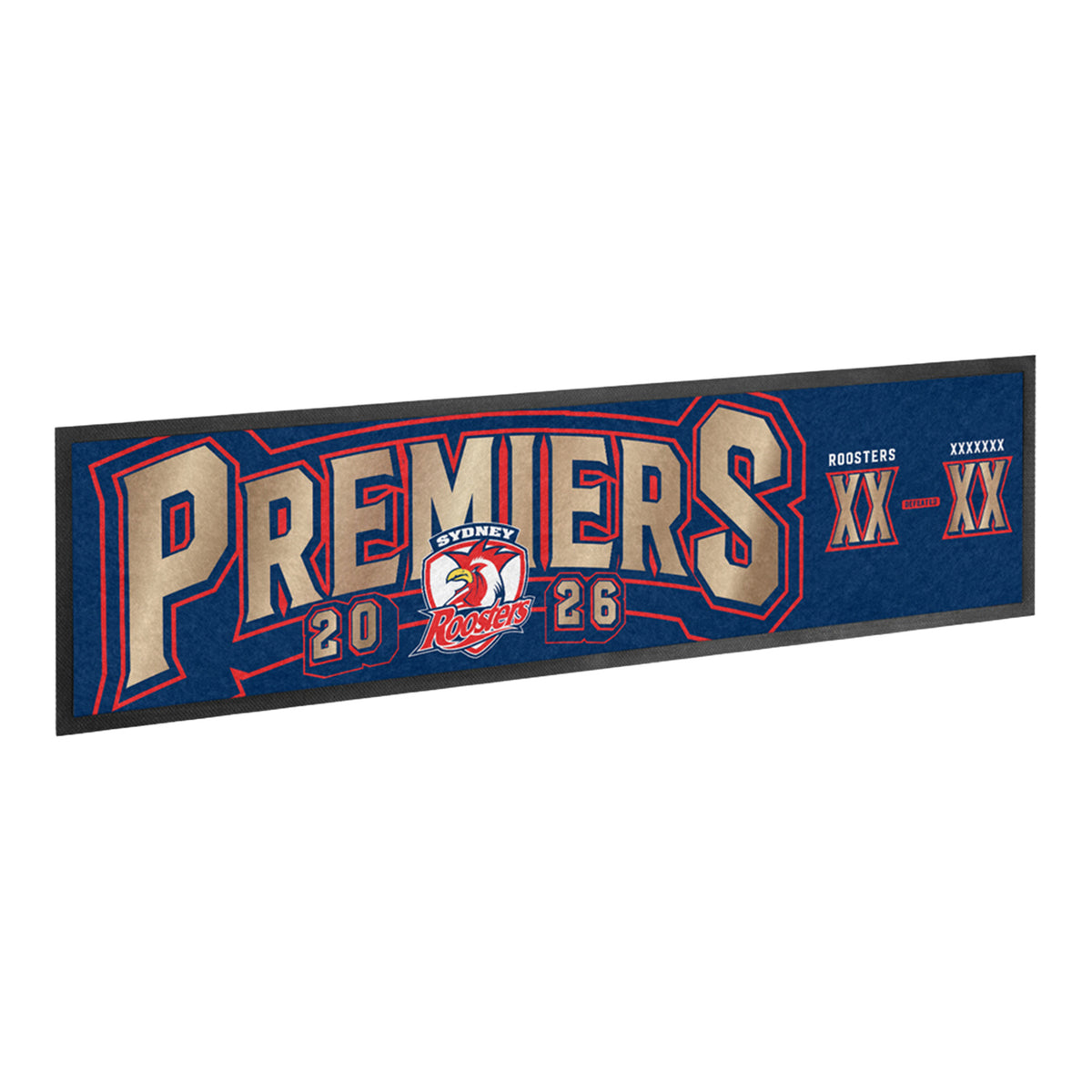 Sydney Roosters Premiership 2026 Bar Runner - Pre-Order
