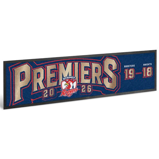 Sydney Roosters Premiership 2026 Bar Runner - Pre-Order - View 1