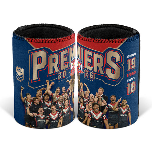 Sydney Roosters Premiership 2026 Photo Team Can Cooler - Pre-Order - View 1