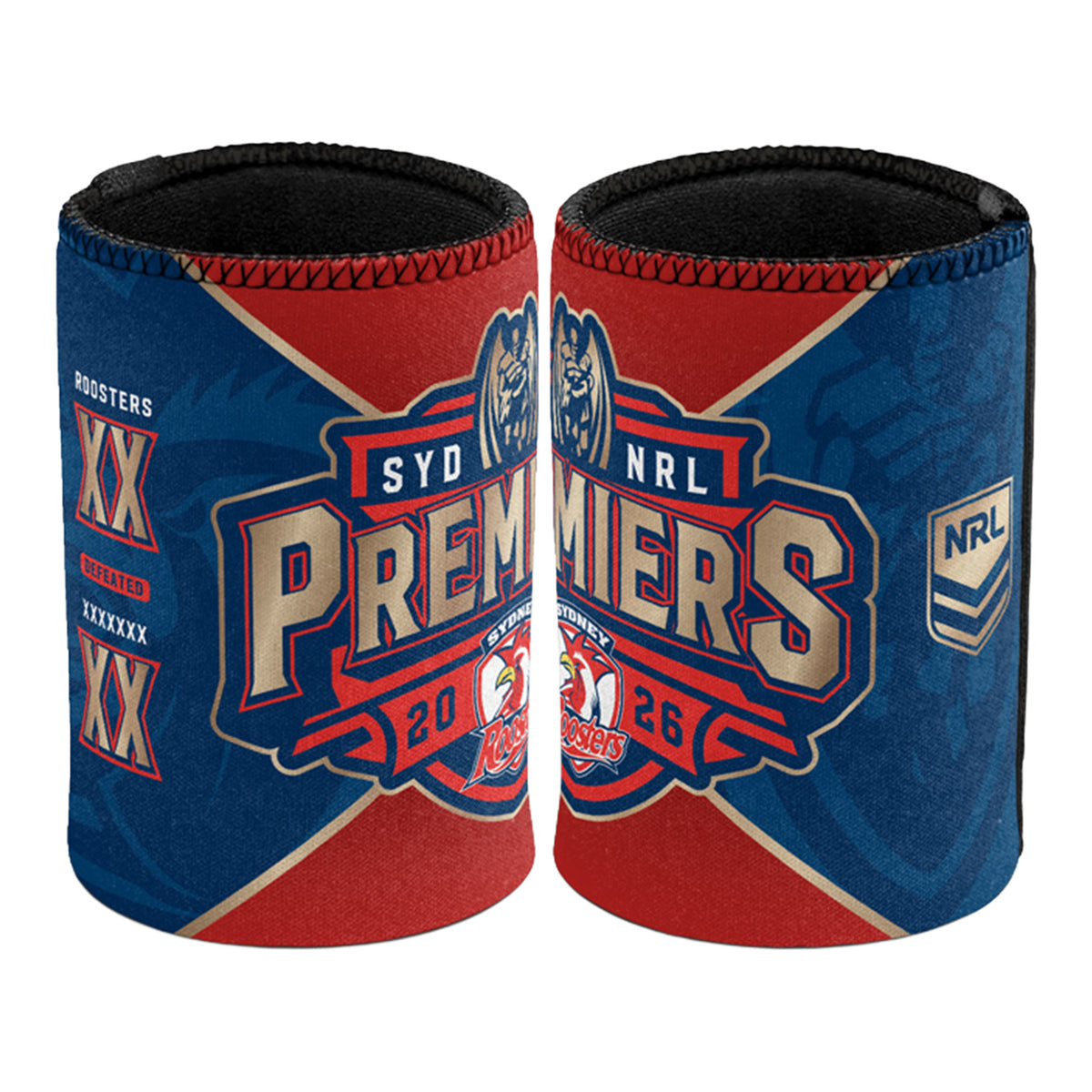 Sydney Roosters Premiership 2026 Can Cooler Sleeve - Pre-Order