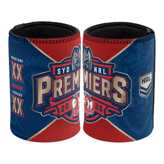Sydney Roosters Premiership 2026 Can Cooler Sleeve - Pre-Order - View 1