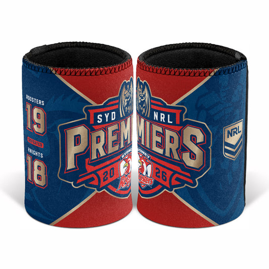Sydney Roosters Premiership 2026 Can Cooler Sleeve - Pre-Order - View 1