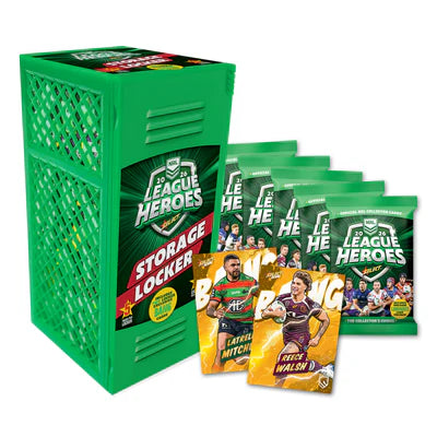 NRL 2026 League Heroes Locker 5 Packs With Exclusives - Pre-Order