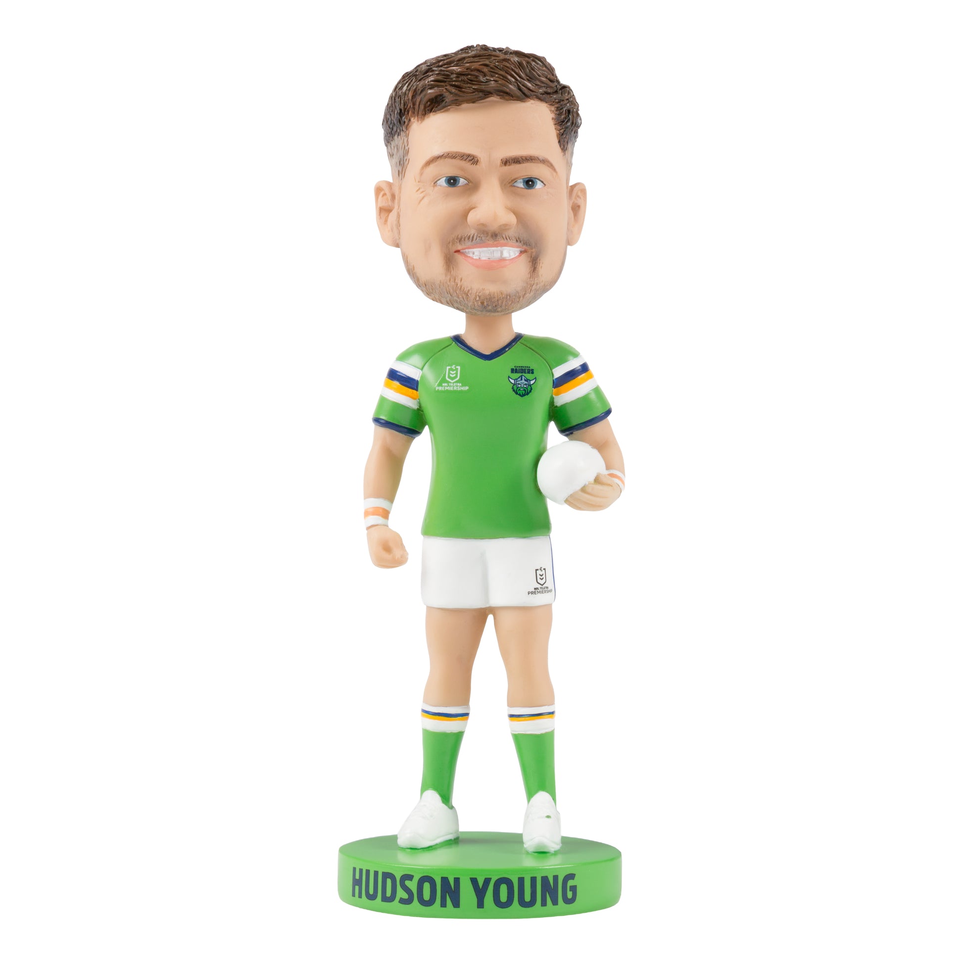 Canberra Raiders 2026 Hudson Young Bobblehead - View 1