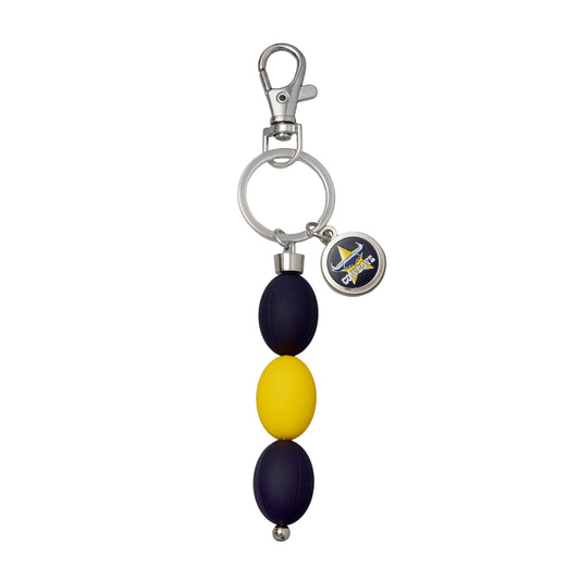 North Queensland Cowboys 3 Ball Charm Keyring - View 1