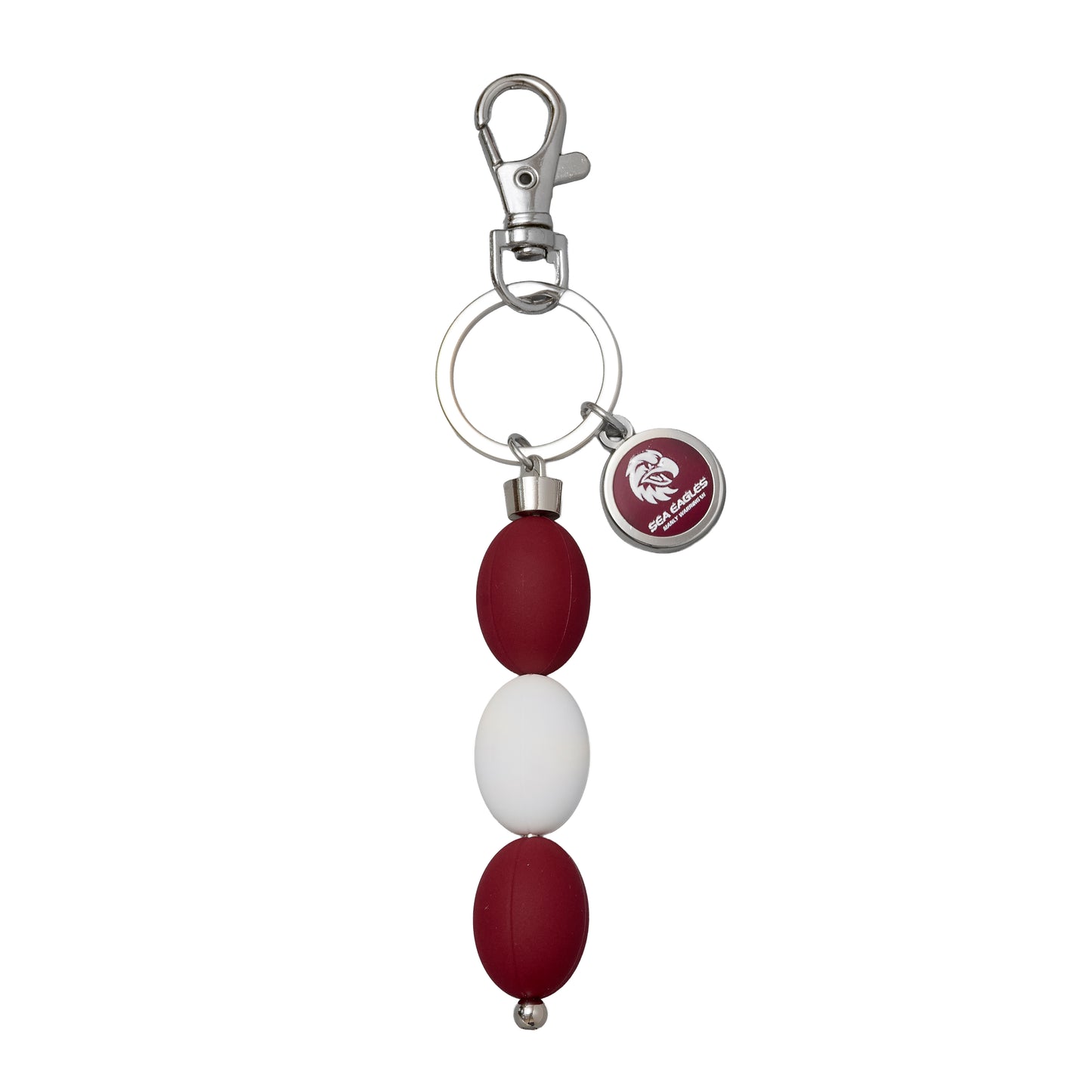 Manly Warringah Sea Eagles 3 Ball Charm Keyring